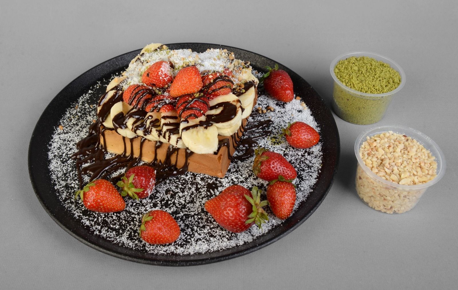 Bitter Çikolatalı Waffle