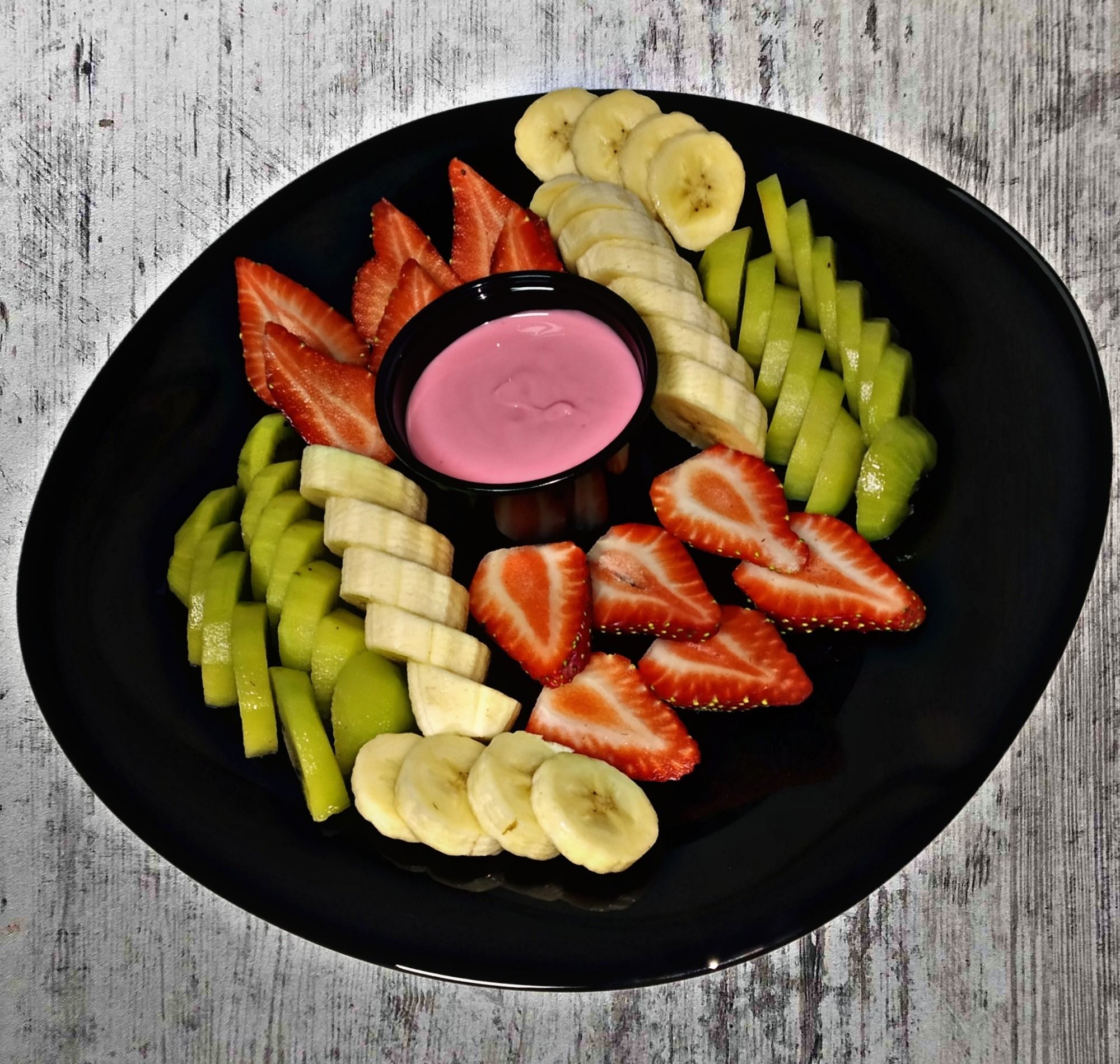 Frambuaz Çikolatalı Meyve Tabağı